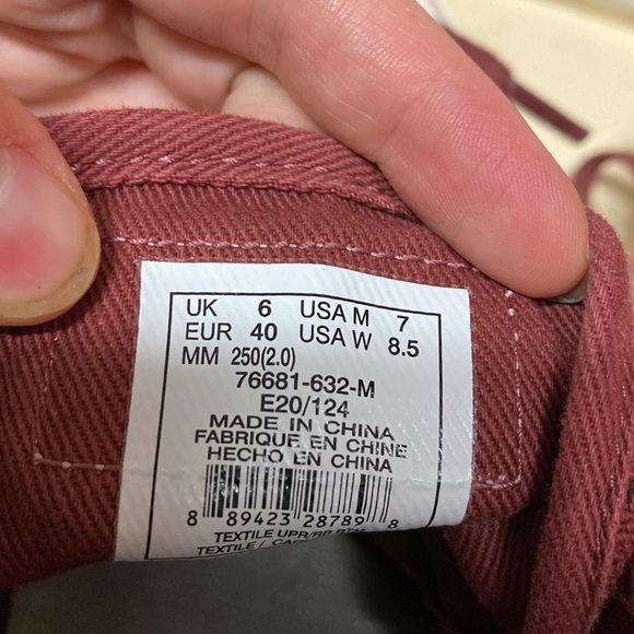 Palladium Pallashock Mid OG Lace up platform boots brick red Unisex W 8.5 / M 7 - Picture 5 of 6